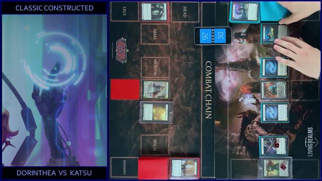 Холодная сталь! Dorinthea (Warrior) vs Katsu (Ninja). Classic Constructed. Flesh and Blood TCG. смотреть онлайн