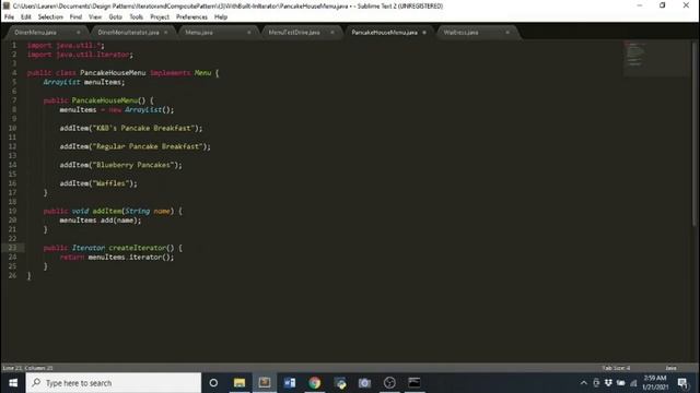 Vlog 147, The Iterator and Composite Design Patterns - Learning Software Development смотреть онлайн