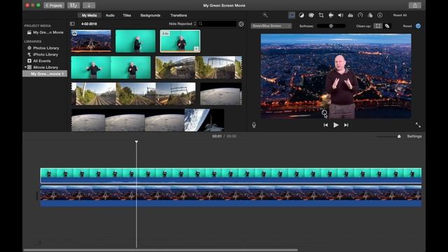 How To Use Green Screen With IMovie - Chroma Key - Special Effects In IMovie