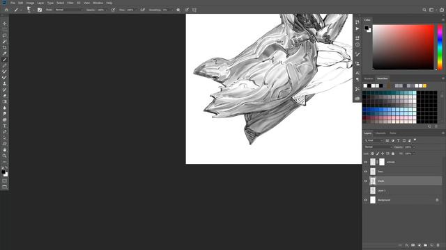 Warframe - Frost Prime Fanart Speed Timelapse смотреть онлайн