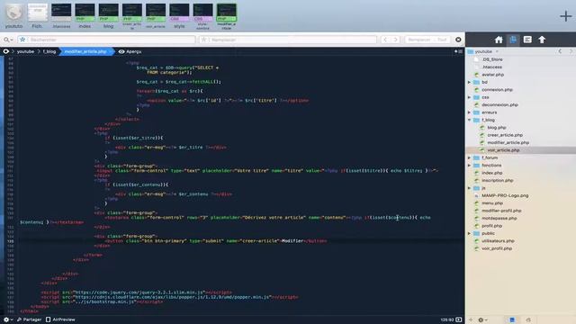 PHP #24 Créer un blog, éditer son article смотреть онлайн