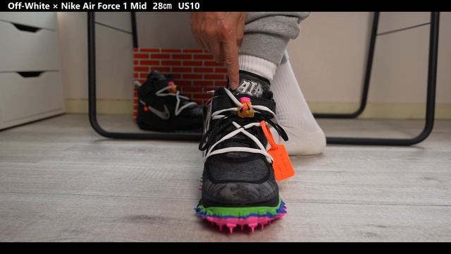 【106弾】Off-White × Nike Air Force 1 Mid スニーカー サイズ感は？ 2022#33 смотреть онлайн