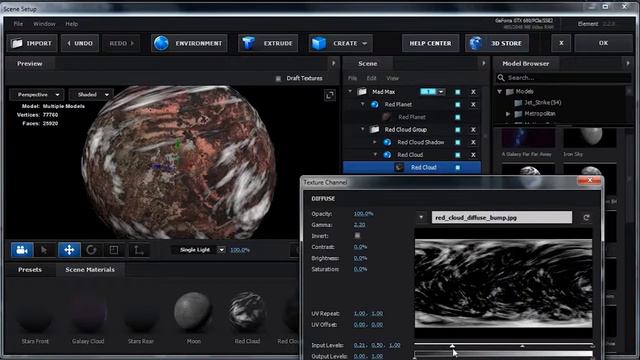 Free Planets Texture Pack Walk Through Tutorial. Includes Presets For Element 3D.