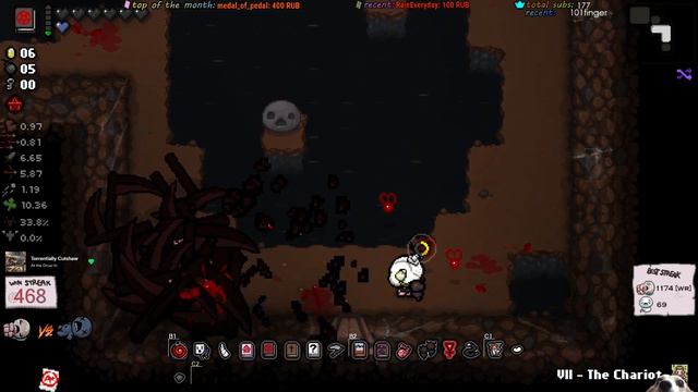 [469] Eden стрик на 4 цели | Косы | The Binding of Isaac: Repentance смотреть онлайн