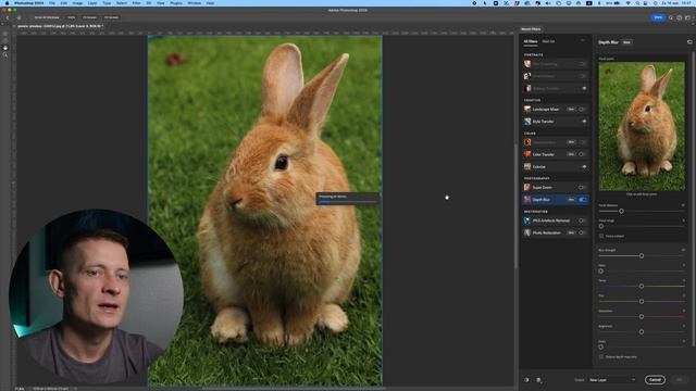 New Depth Blur in Photoshop is Crazy! смотреть онлайн