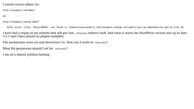 Wordpress: Unable to access WP admin смотреть онлайн