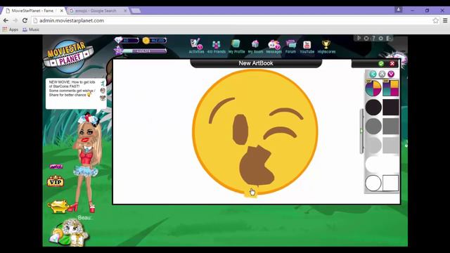 Making an Emoji artbook on USA Msp ♥ смотреть онлайн