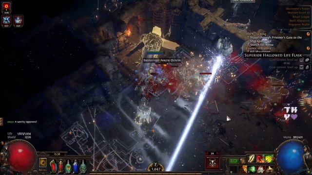 POE (Path of Exile) Bleed Bow Gladiator build [short clip 2] смотреть онлайн