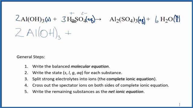How to Write the Net Ionic Equation for Al(OH)3 + H2SO4 = Al2(SO4)3 + H2O смотреть онлайн