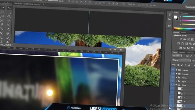 SPEED ART BANNER NATURE #8-FOR ME-HAGO DISEÑOS GRATIS смотреть онлайн