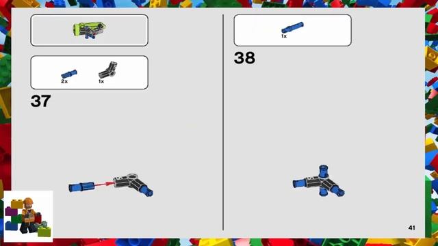 LEGO instructions - Technic - 42103 - Dragster смотреть онлайн