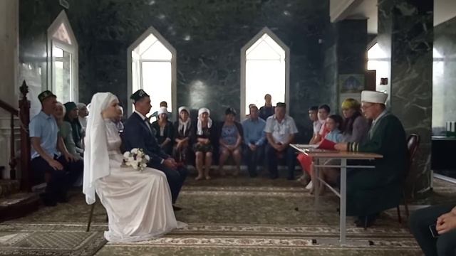 НИКАХ в мечети Нажметдин. Дом Аллаха построил Вил Мирзаянов в селе Старокангешево. смотреть онлайн