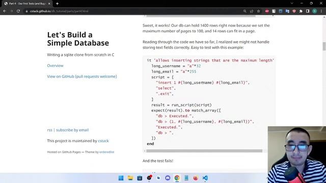 Лайвкод #2.3 Прохожу туториал БД на C смотреть онлайн