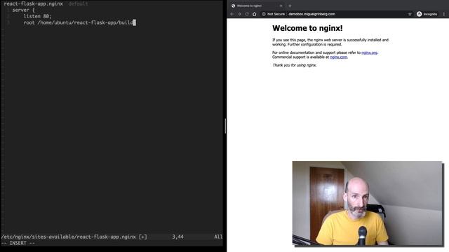 Deploy a React + Flask Project to Production смотреть онлайн