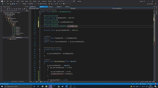 Improve your code with Event Channels - Unity Tutorial смотреть онлайн