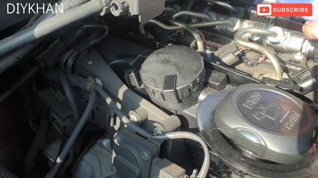 BMW 3 Series E90 N47 Membrane Crankcase Breather Valve Replacement Job. PCV, CCV Replacement Proces смотреть онлайн