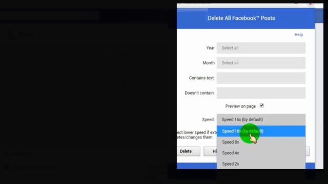 How To Delete All Facebook Posts at Once Automatically смотреть онлайн