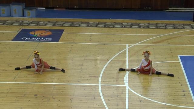 Данс-дует, дети 8-12 лет_Чемпионат Украины по черлидингу – 05.03.16г - СК "Арена" (Днепропетровск смотреть онлайн