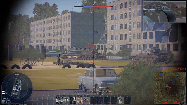 War Thunder M3 Lee "I'm going in" | War Thunder Ground Arcade Battles смотреть онлайн