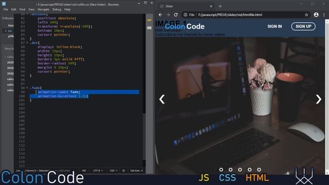 create responsive slideshow using HTML CSS & Javascript смотреть онлайн