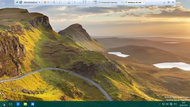 Отключение полноэкранного меню ''Пуск'' в Windows 10 Build 10122 смотреть онлайн