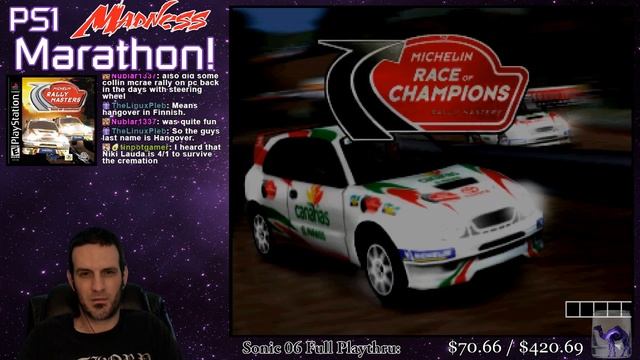 PS1 Madness Marathon #25 17: Michelin Rally Masters: Race of Champions смотреть онлайн