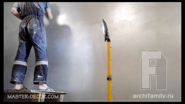 Нанесение декоративной штукатурки с эффектом шелка. Авторский способ нанесения смотреть онлайн