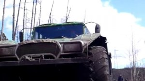 уаз вездеход на шинах низкого давления Russian SUV monster
