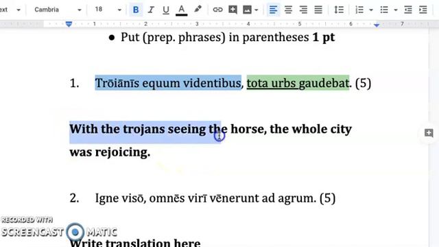Ablative Absolute Sentences Worksheet смотреть онлайн