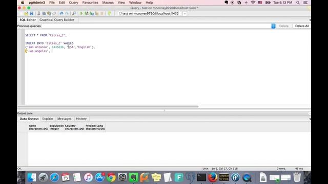 Beginners SQL - INSERT INTO смотреть онлайн