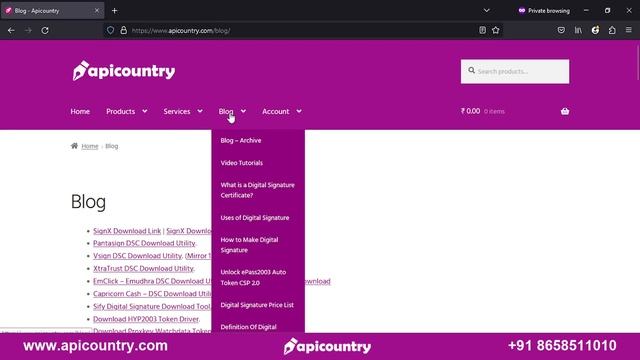 SignX Digital Signature Downloading in HYP2003 Token - Apicountry.com смотреть онлайн