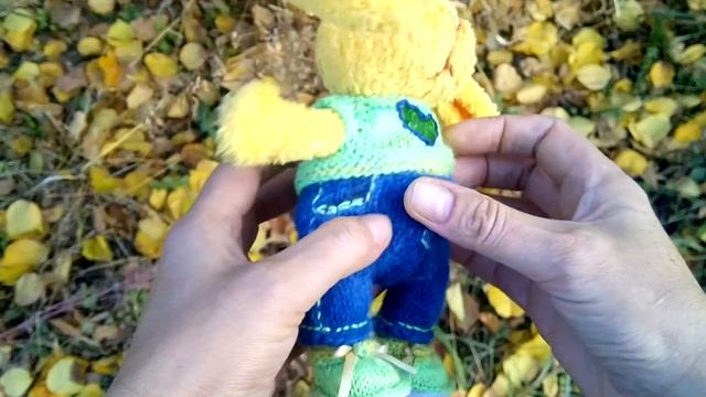 Зайчик авторская игрушка ©Мурико смотреть онлайн