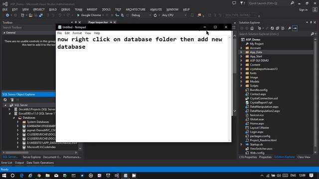 How to Import External database using .SQL file into ASP NET project in Visual Studio 2012 or later смотреть онлайн