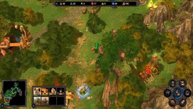 ГЕРОИ 5 - ПОБЕДИТЬ С ЕДИНИЧКОЙ! Прохождение карты без армии. Сложность герой - Лесной союз. смотреть онлайн