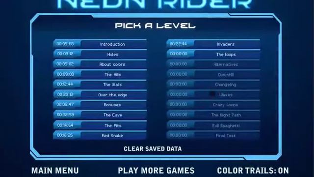 NEON RIDER gameplay online for PC смотреть онлайн