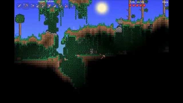 Terraria Hardcore Let's Play Part 1 Climbing Claws! смотреть онлайн