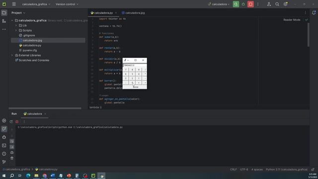 Curso de Python: ¿Cómo Crear una Calculadora Gráfica con Python y Tkinter Paso a Paso? | E18 смотреть онлайн