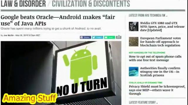 Google Wins Java Copyright Case Against Oracle смотреть онлайн