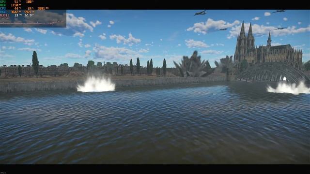 GigaByte GTX 650 OC 2GB TEST WarThunder FullHD [Medium] смотреть онлайн