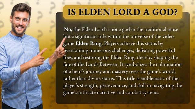 Is Elden Lord a God? смотреть онлайн