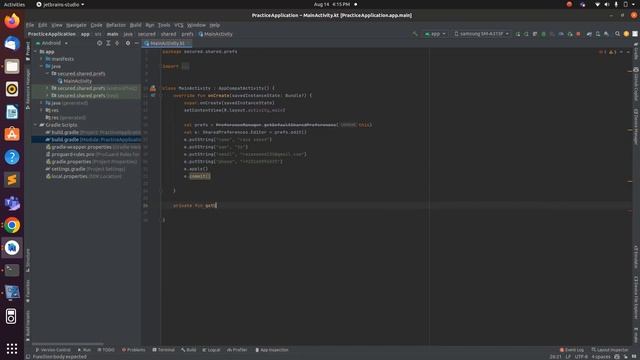 Encrypted Shared Preferences Android Kotlin Example 2022 смотреть онлайн