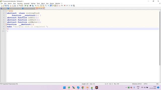 Abstract Class in php in hindi смотреть онлайн