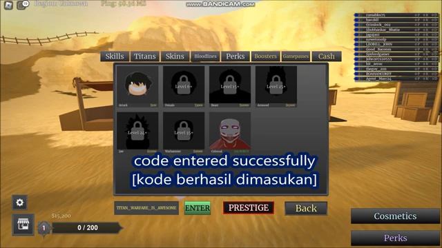 *NEW UPDATE CODES* [NEW CODES] Titan Warfare ROBLOX | ALL CODES | 18 MAY 2023 смотреть онлайн
