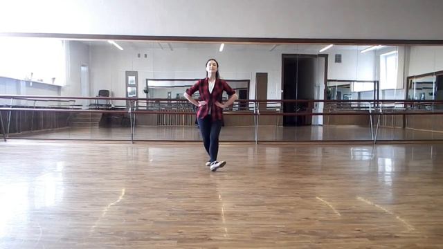 5 год обучения. Урок 3. Повторение изученного материала. Танец "Катерина". смотреть онлайн