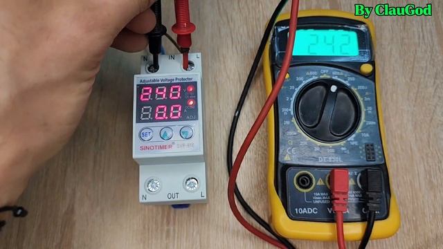 Setări Si Prezentare Releu De Protectie La Supratensiune Si Supracurent Sinotimer SVP-916