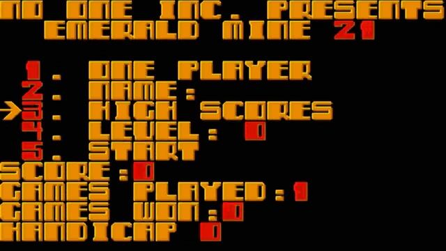 AMIGA OCS EMERALD MINE 21 EmeraldMine21