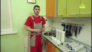 Установка фильтра с краном для питьевой воды