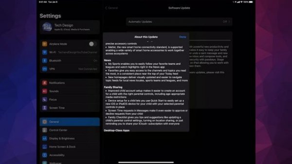 How to Update iPad Air to iPadOS 16.1 / iOS 16.1