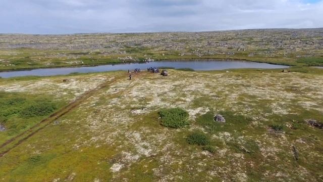 Путешествия на квадроциклах. Мурманск, скалы "Два брата", хребет Мустатунтури. часть 2 смотреть онлайн