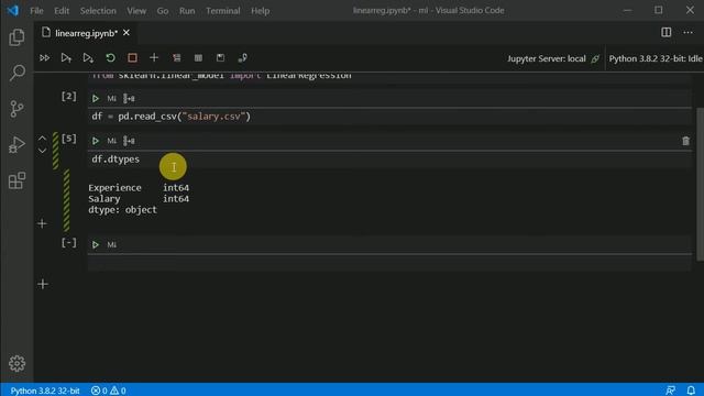 #5 Linear Regression Algorithm in Machine Learning using scikit learn in Hindi смотреть онлайн
